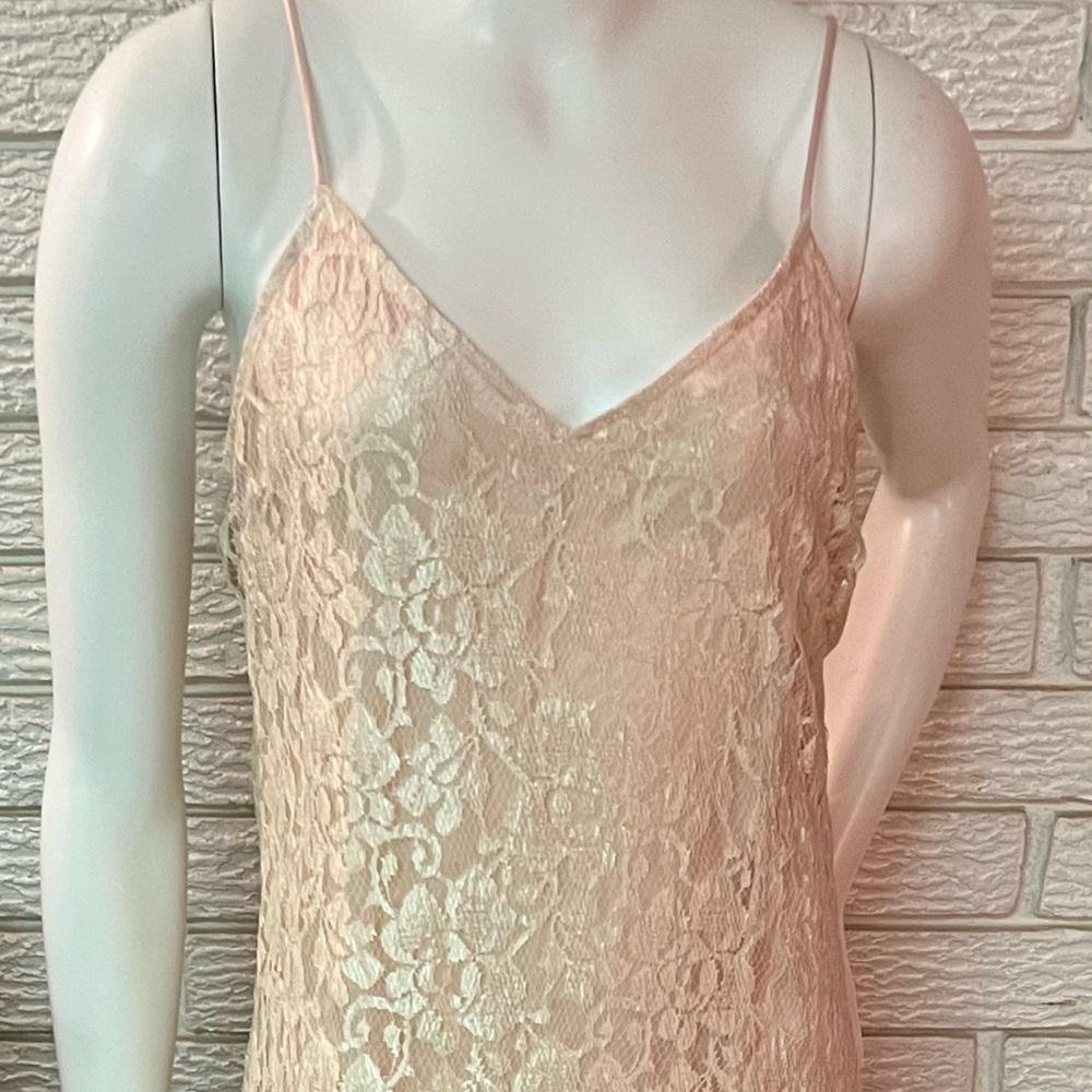 Jessica McClintock Lace Silk Dress